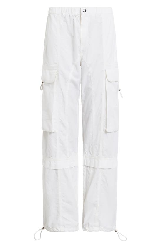 Shop Allsaints Barbara Cargo Pants In Optic White