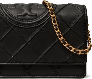 Tory Burch Fleming Soft Leather Wallet on a Chain | Nordstrom