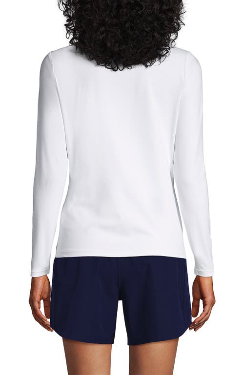 LANDS' END LANDS' END LONG SLEEVE RELAXED UPF 50 RASH GUARD