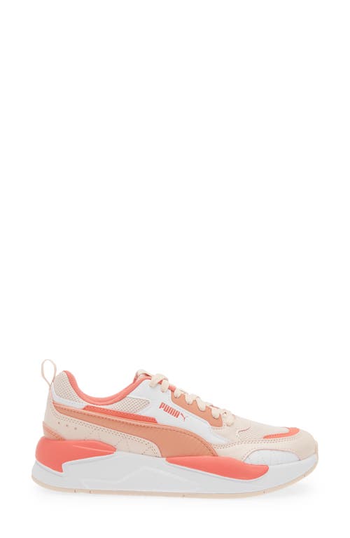 Puma X-ray 2-square Sneaker In Island Pink-peach-white-salmon