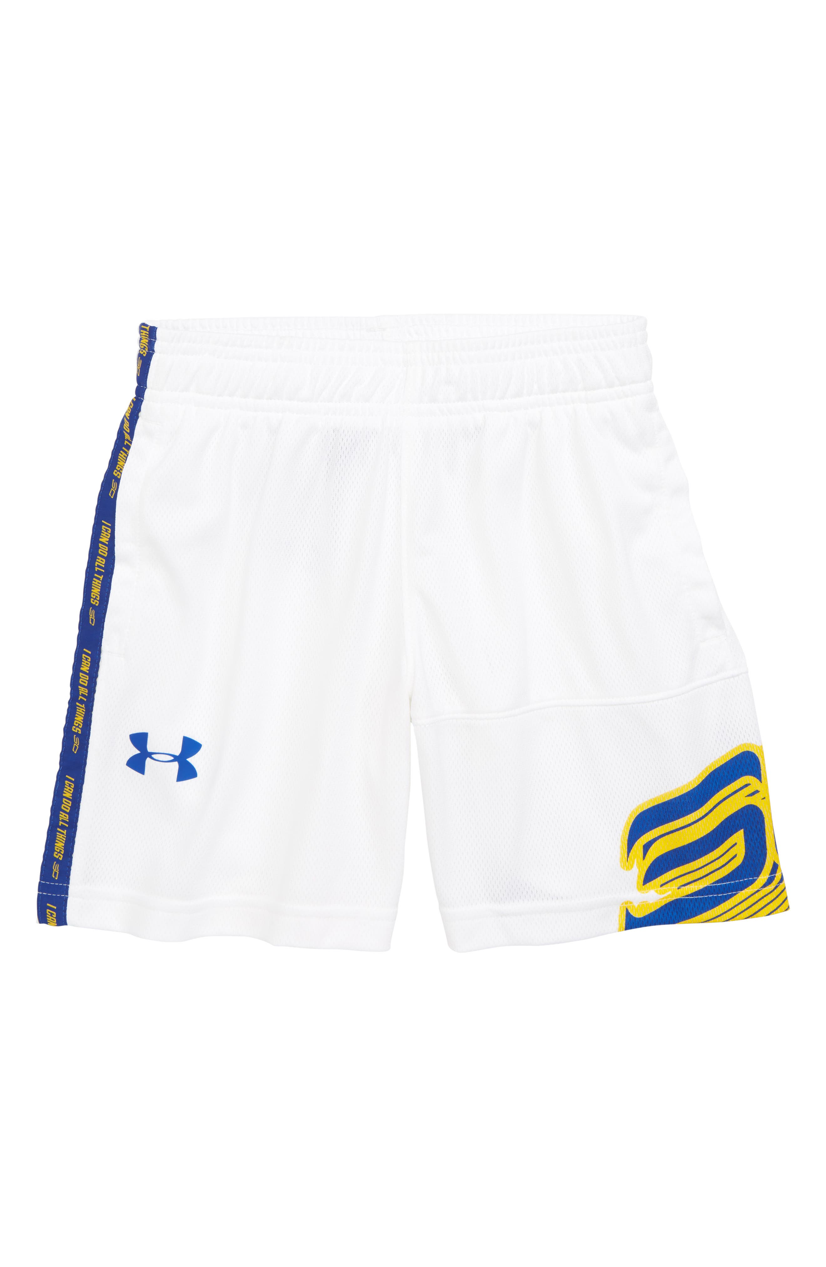 under armour boys basketball shorts