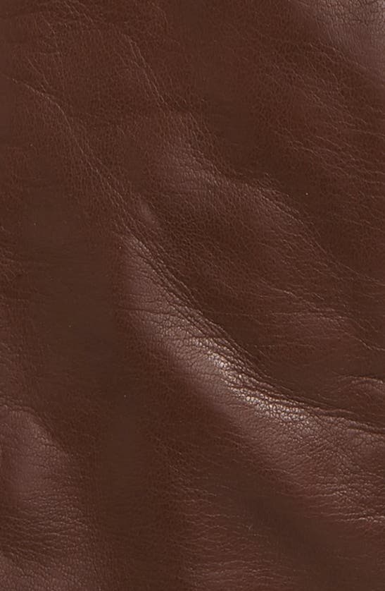 Nordstrom Cashmere Lined Leather Touchscreen Gloves In Saddle