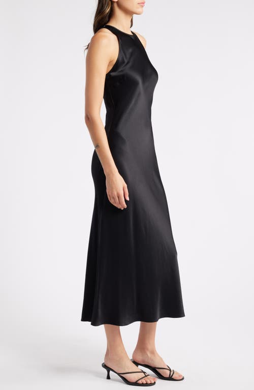 Shop Rails Solene Satin Slipdress In Black