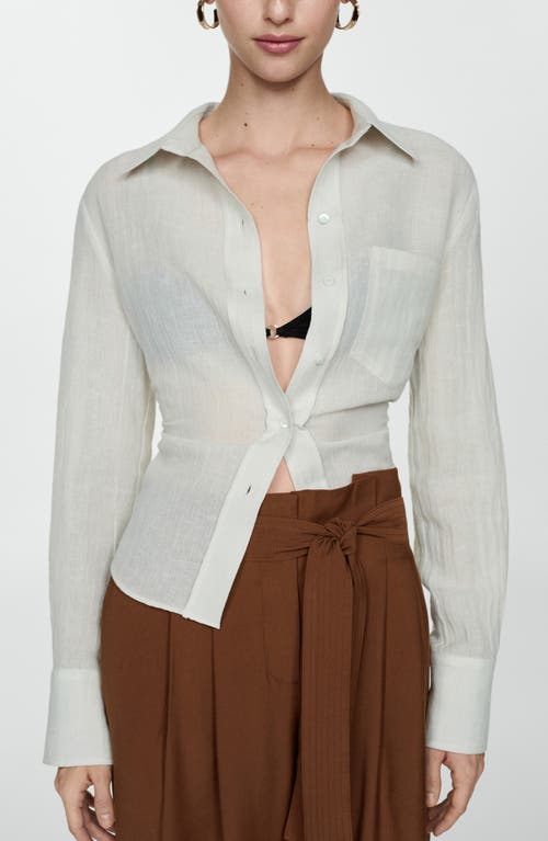 Shop Mango Straight Leg Pants In Tabacco Brown
