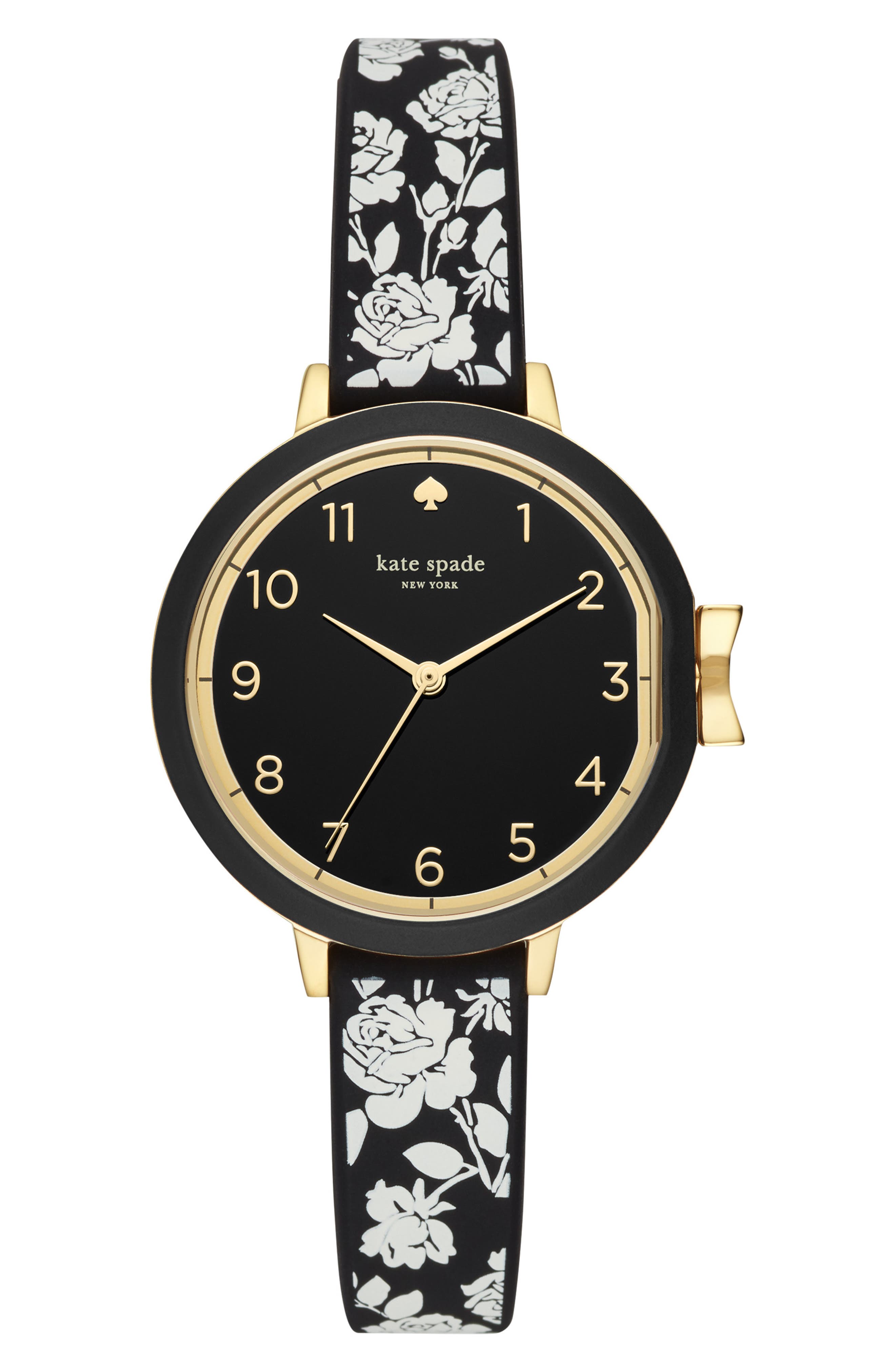 kate spade park row silicone watch