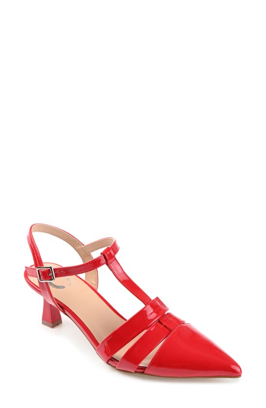 Journee Collection Jazlynn Pump In Red