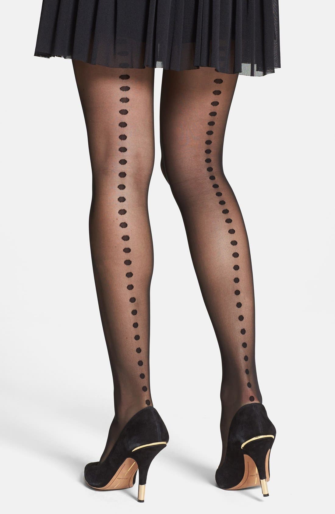 Commando 'Beaded Backseam' Tights Nordstrom