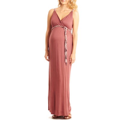 Everly Grey Sofia Maternity/nursing Maxi Dress