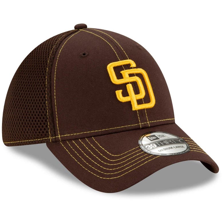 Shop New Era Brown San Diego Padres Neo 39thirty Flex Hat