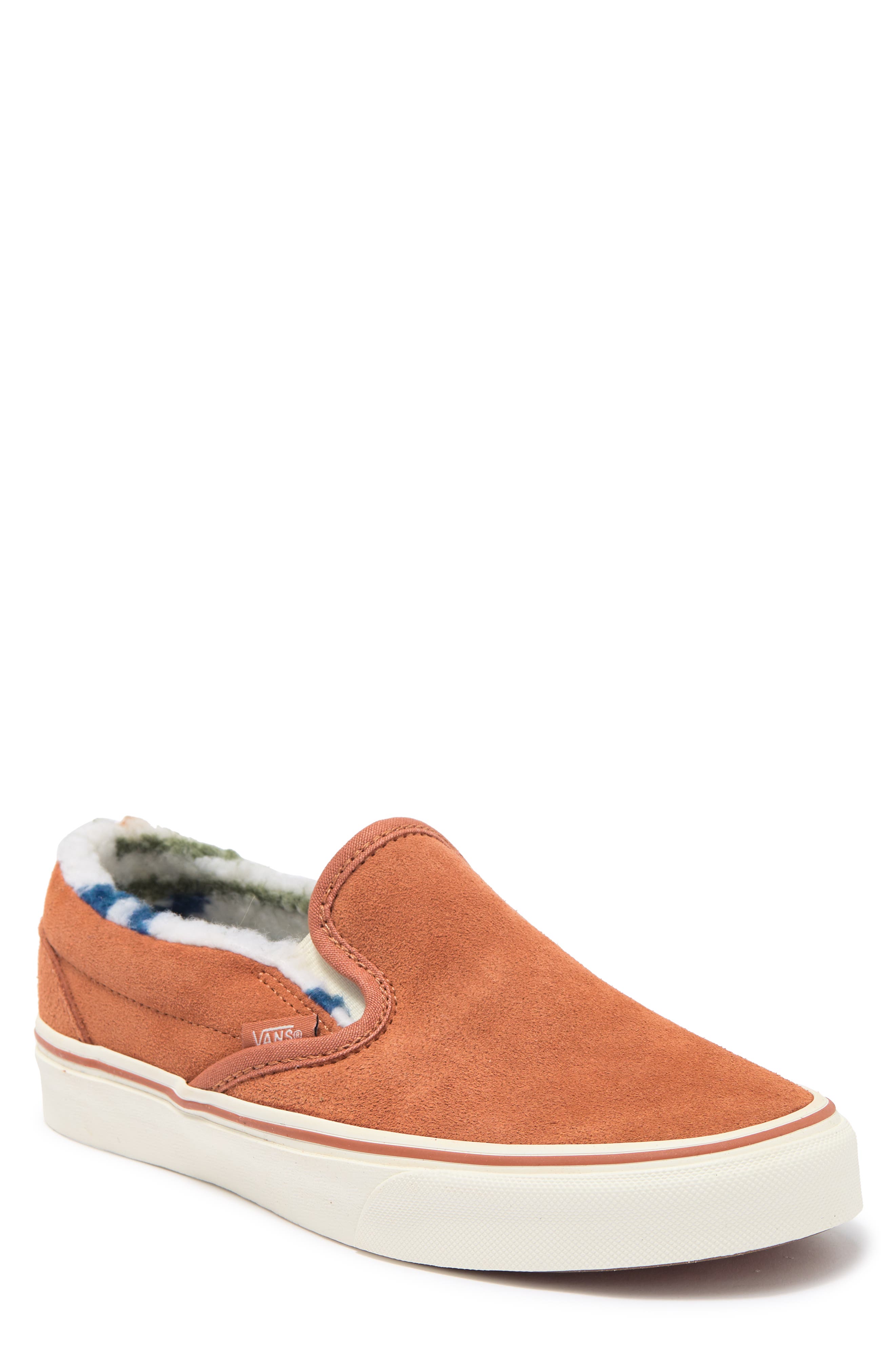 fur lined slip on vans