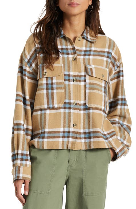 womens flannel jacket | Nordstrom