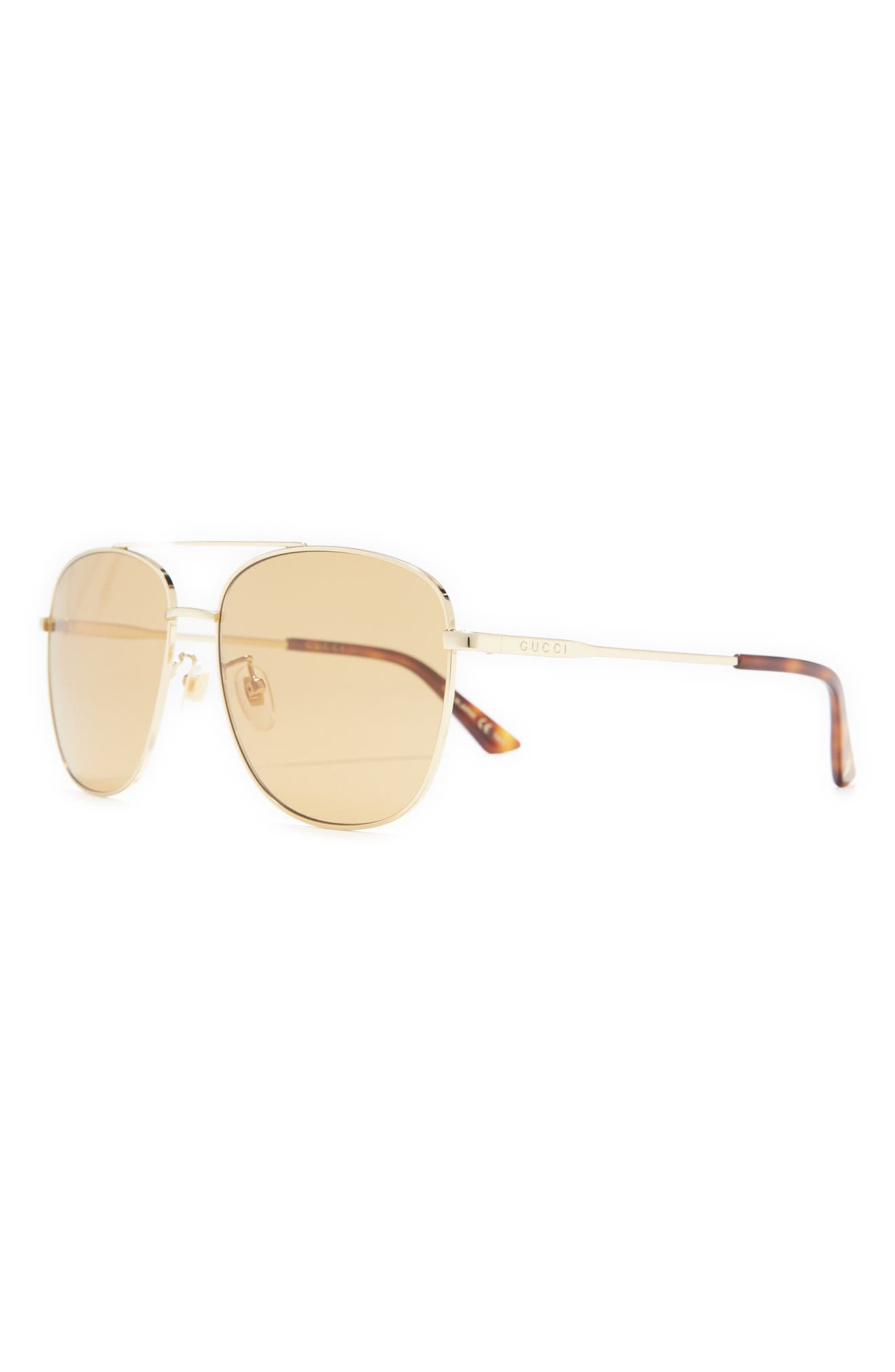 gucci 61mm aviator optical frames