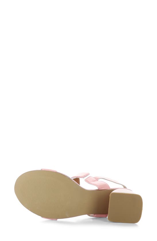 Bos. & Co. Glow Slingback Sandal In Pink Patent