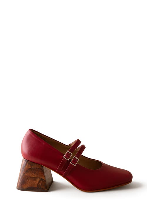 Huma Blanco Perry Mary Jane Pump In Cherry