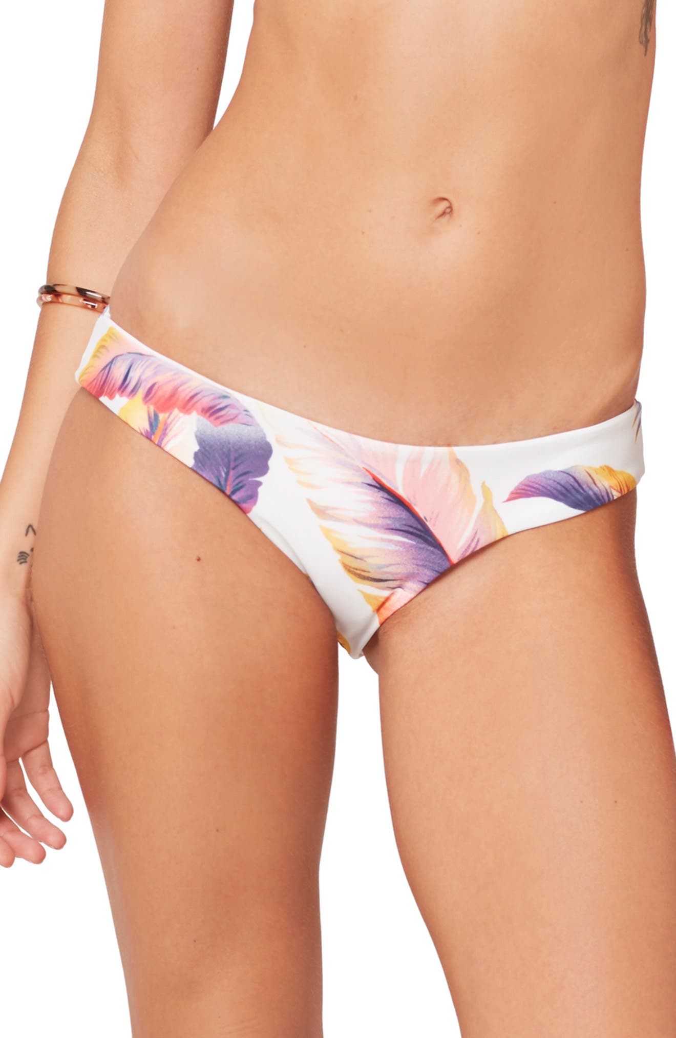 L Space Sandy Classic Bikini Bottoms, Blue