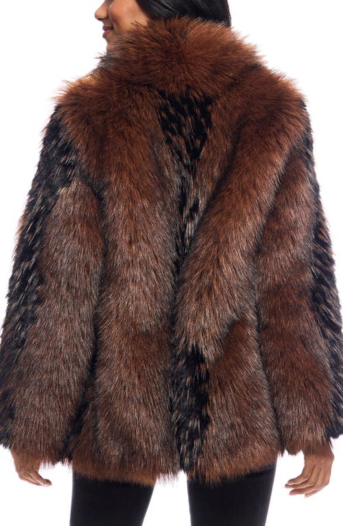 DONNA SALYERS FABULOUS-FURS DONNA SALYERS FABULOUS FURS FOXY FAVORITE FAUX FUR COAT