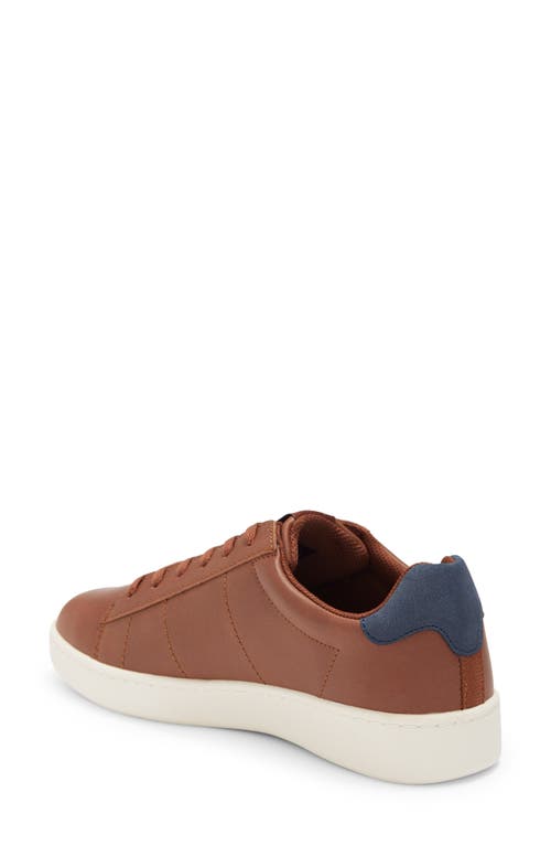 Ben Sherman Hampton Sneaker In Brown/navy