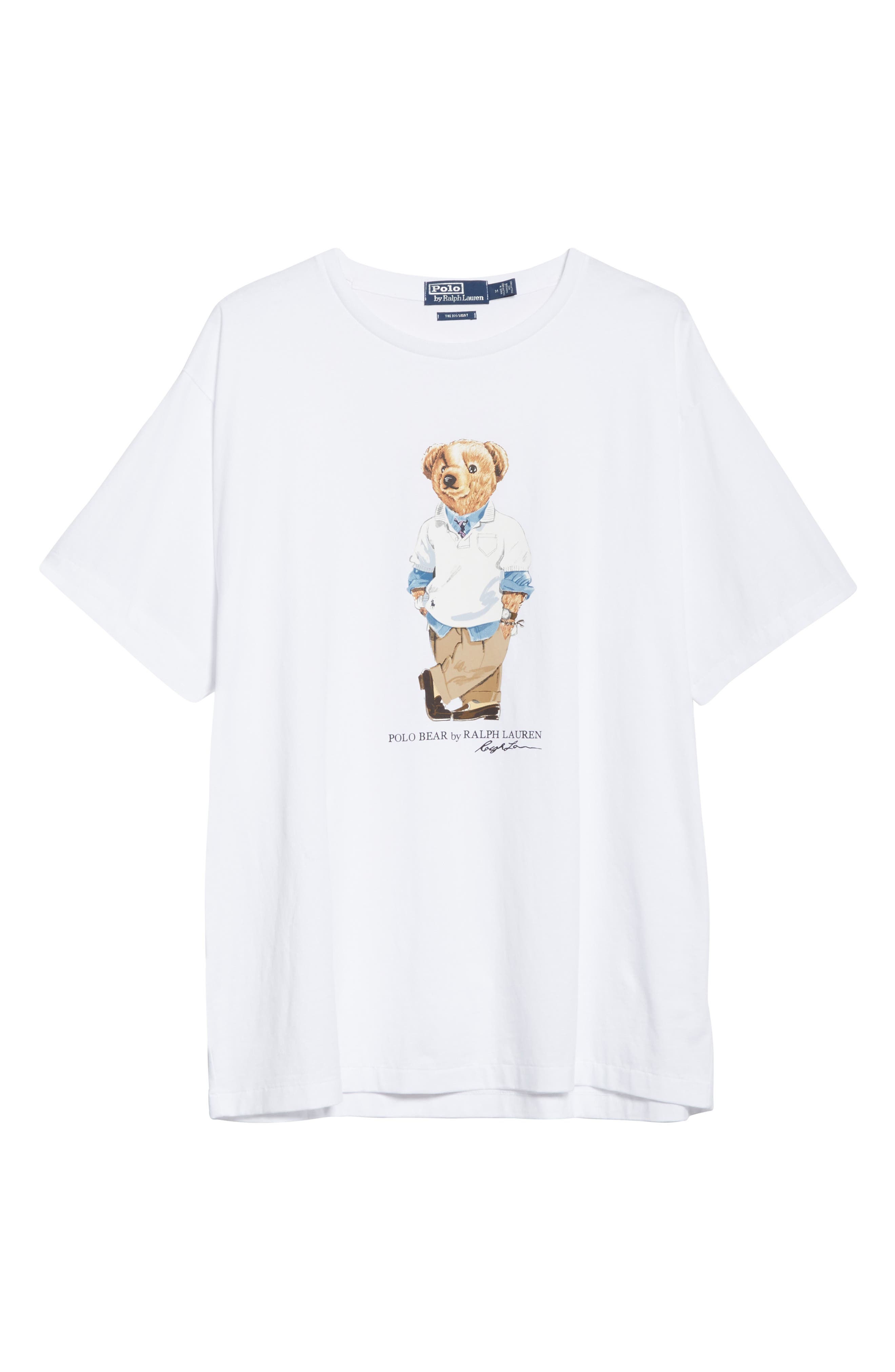 polo bear shirt white