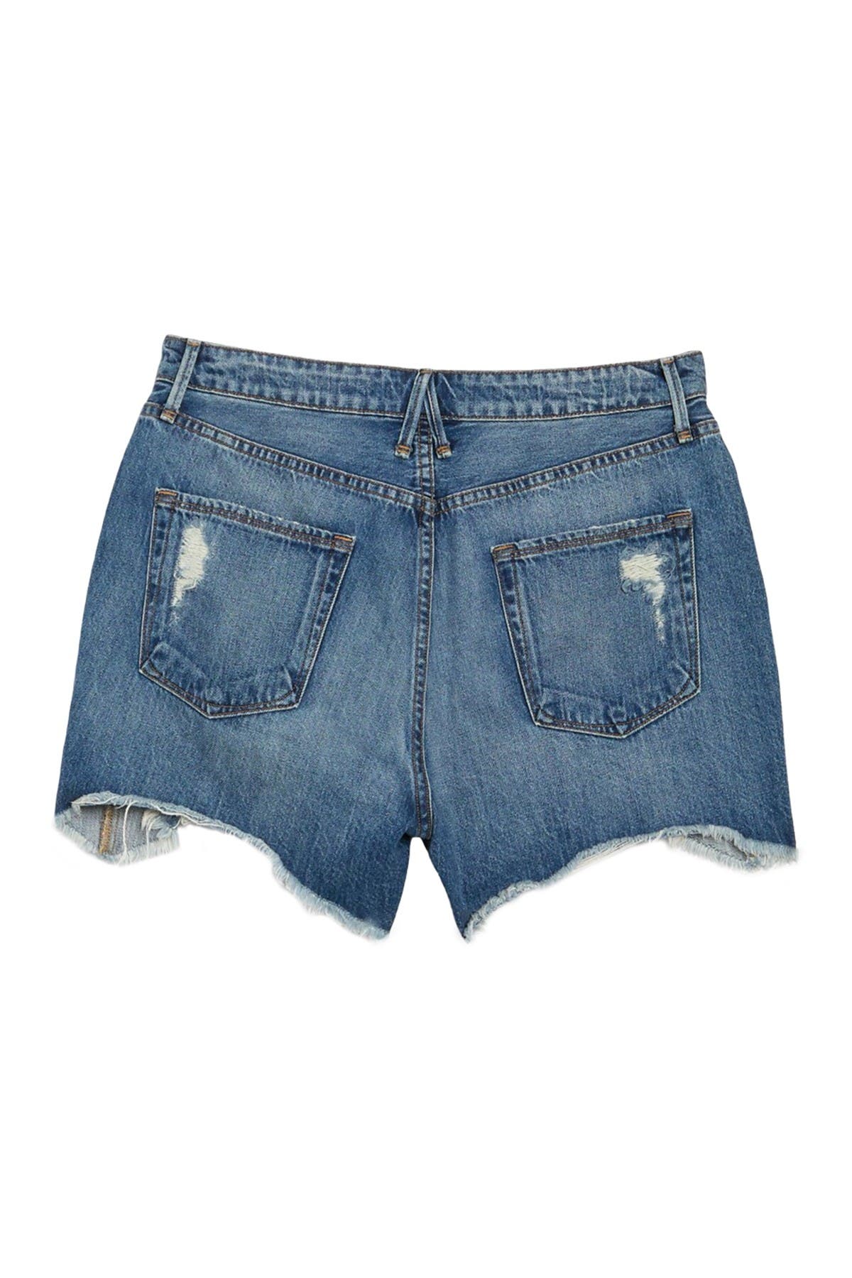 Good American Bombshell High Waist Cutoff Denim Shorts Nordstrom Rack