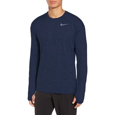 Nike Element Dry Long Sleeve Running T-Shirt