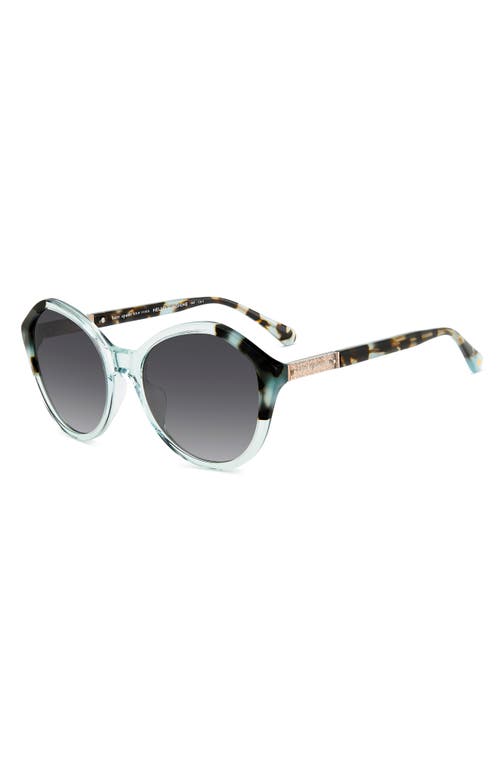 Shop Kate Spade New York Jezebel 54mm Gradient Round Sunglasses In Blue/grey Shaded