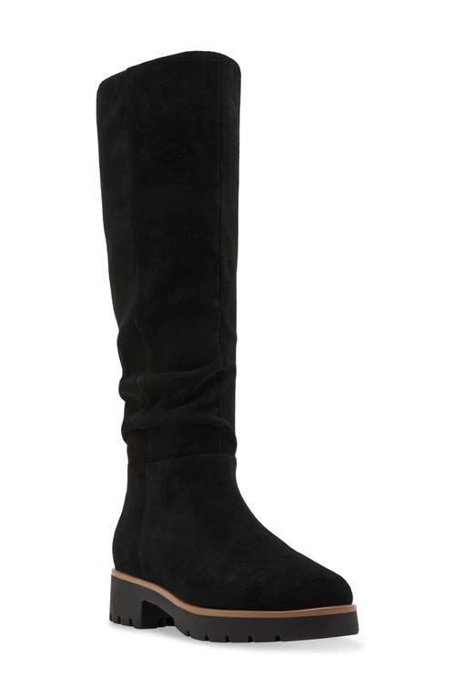 Blondo Kray Waterproof Knee High Boot in Black Suede 