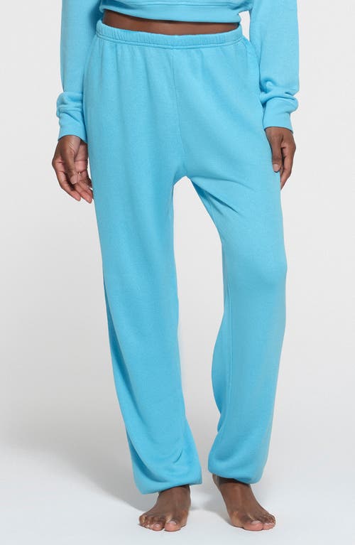 Chase Sport French Terry Joggers in Cyan