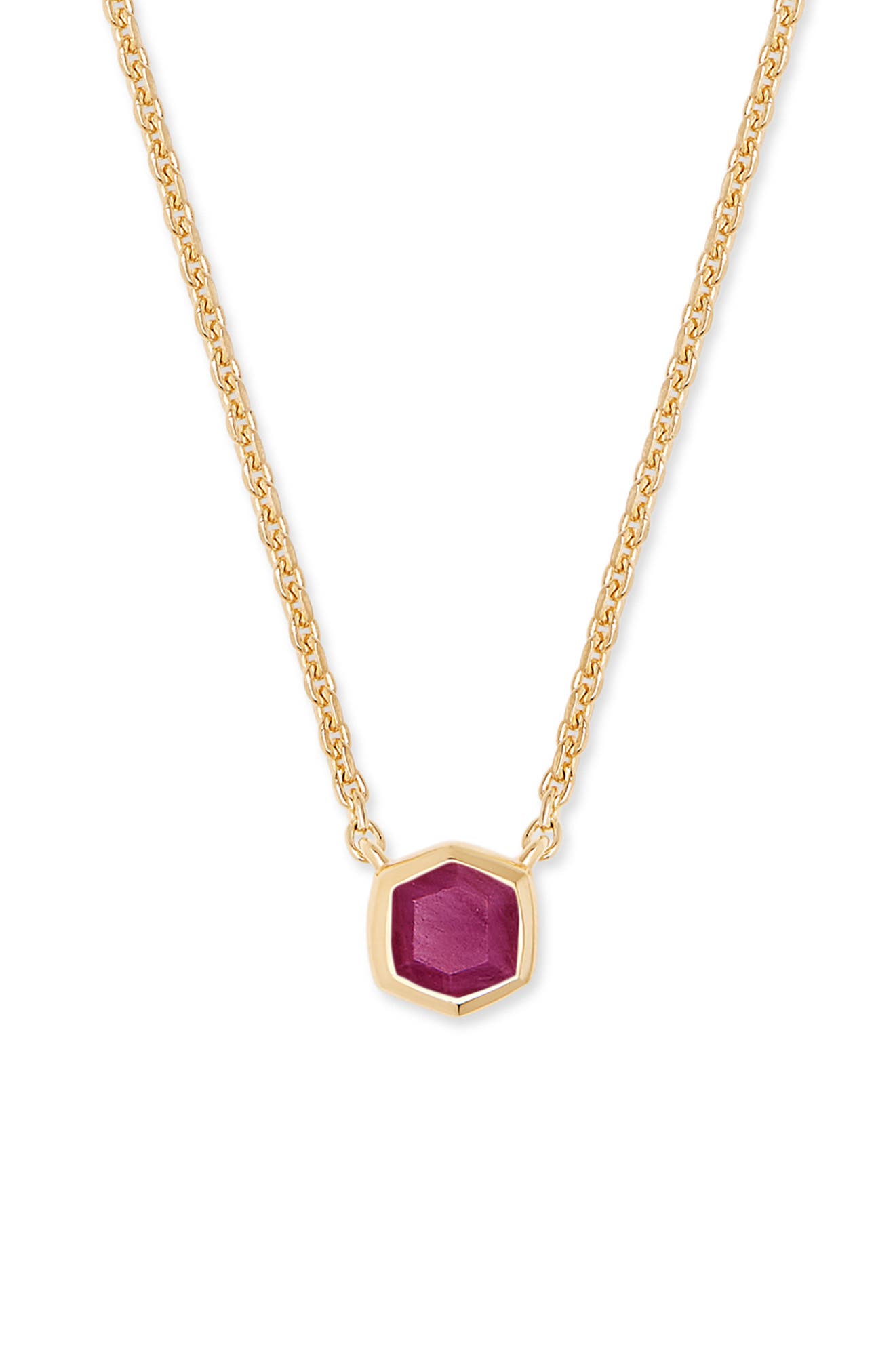 ruby pendant chain