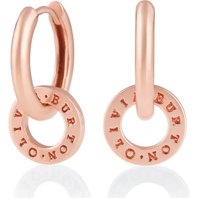 Olivia Burton Interlink Huggie Hoop Earrings