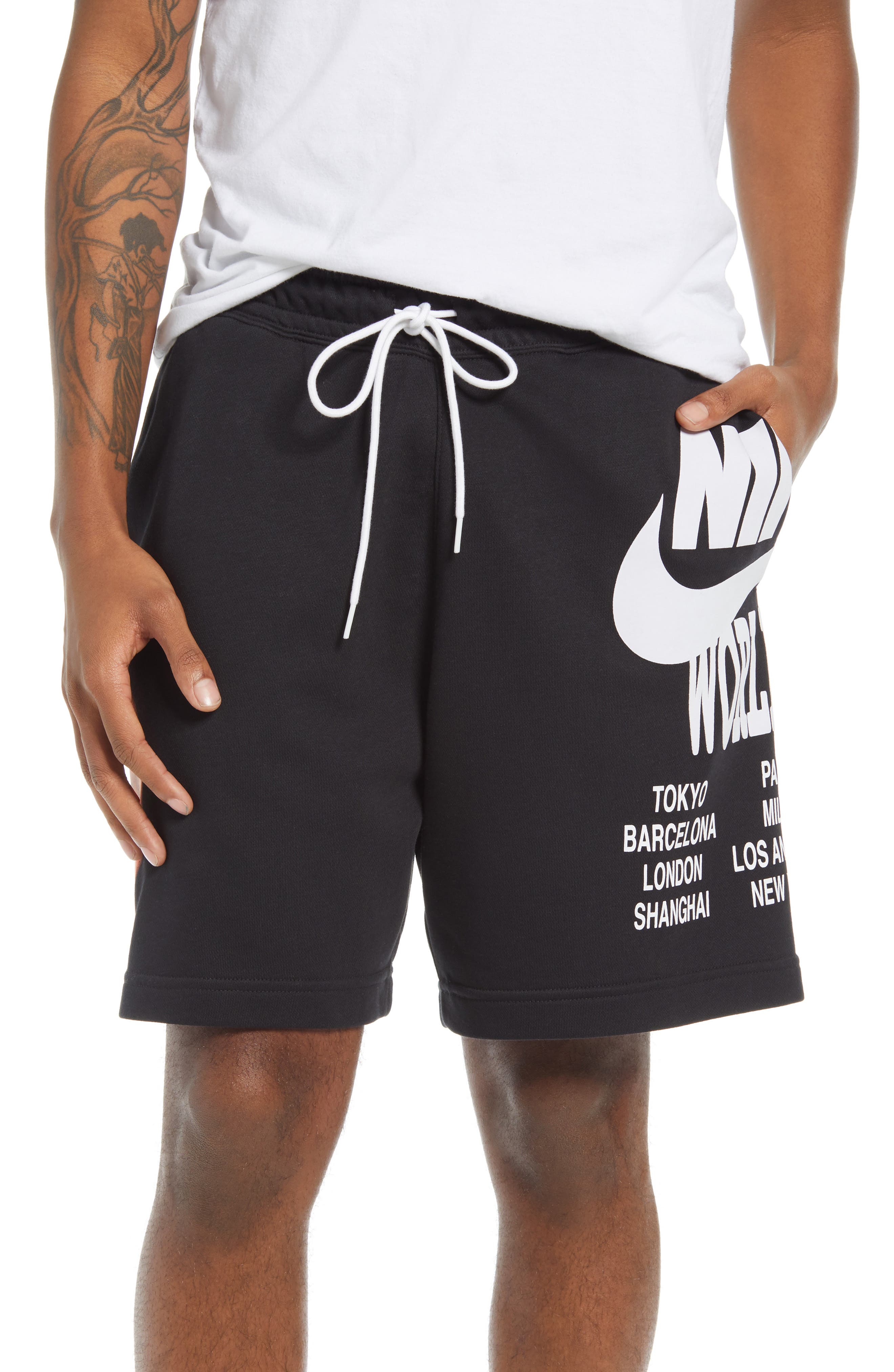 world tour french terry shorts