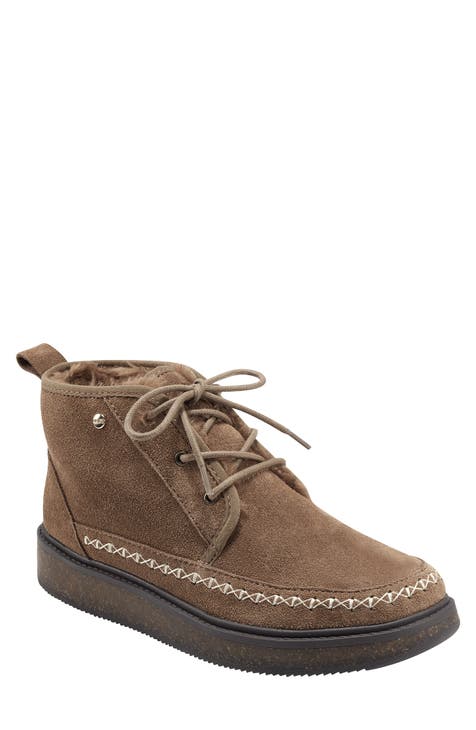 low boots camel