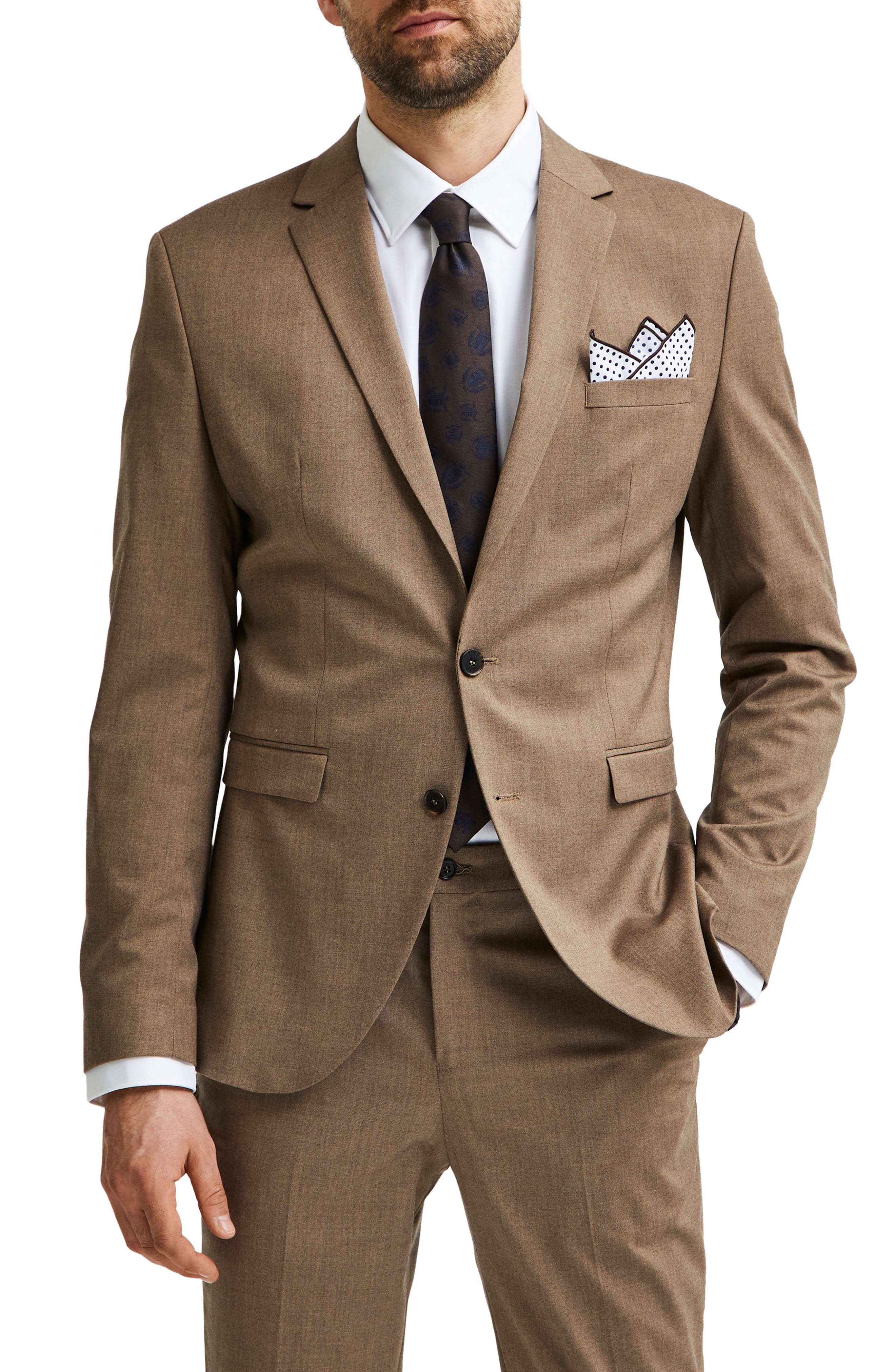 light brown sport coat