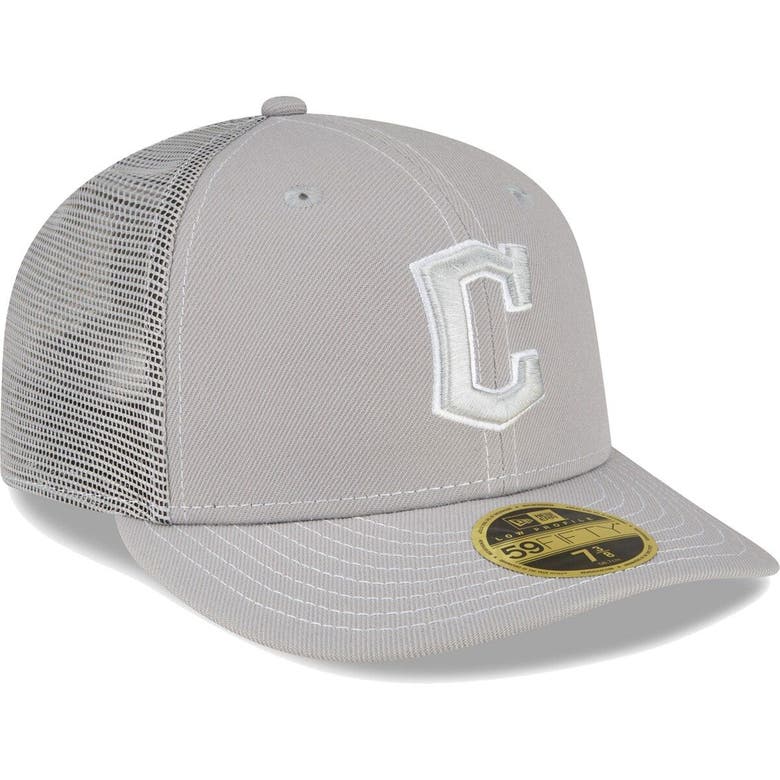 New Era Gray Cleveland Guardians 2023 On-field Batting Practice Low ...
