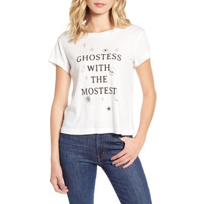 Wildfox Ghostess Cotton Tee, Ivory