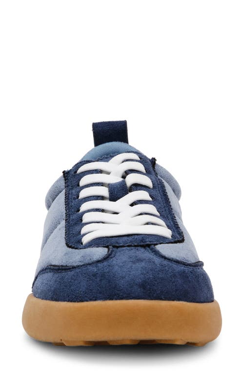 Anne Klein Women's Westside Low Profile Lace Up Retro Sneakers In Blue Multi