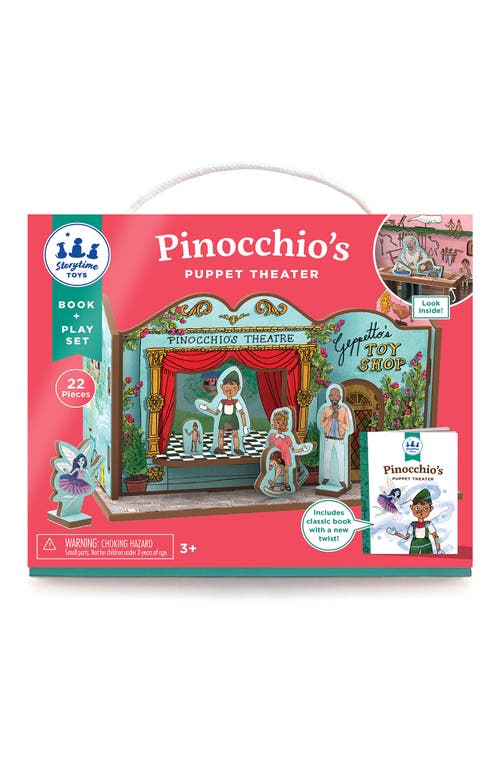 Storytime Pinocchio's Puppet Theater Book & Play Set in Multi at Nordstrom