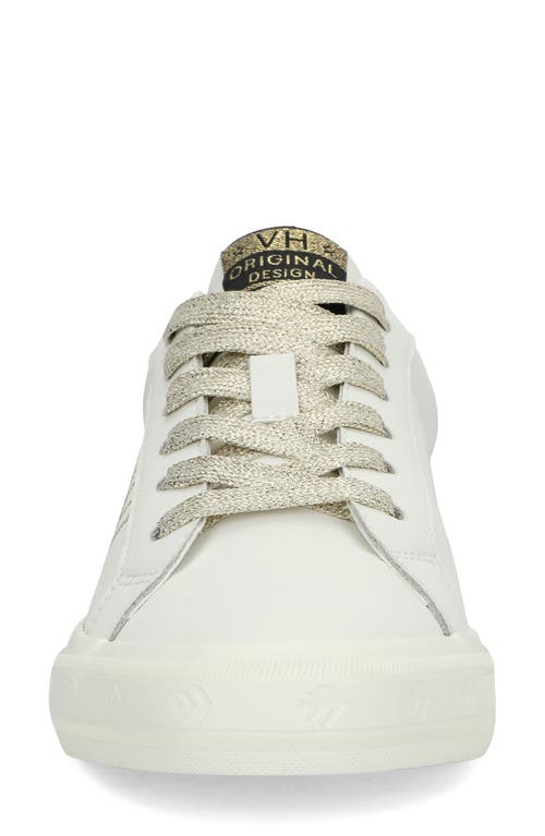 Vintage Havana Starter Sneaker In White/gold