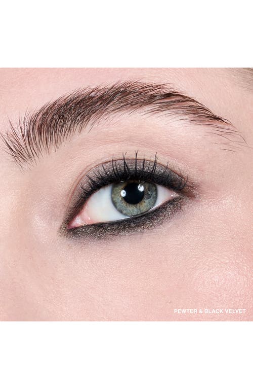 Shop Bobbi Brown Long-wear Cream Eyeshadow & Kohl Eyeliner In Pewter/black Velvet