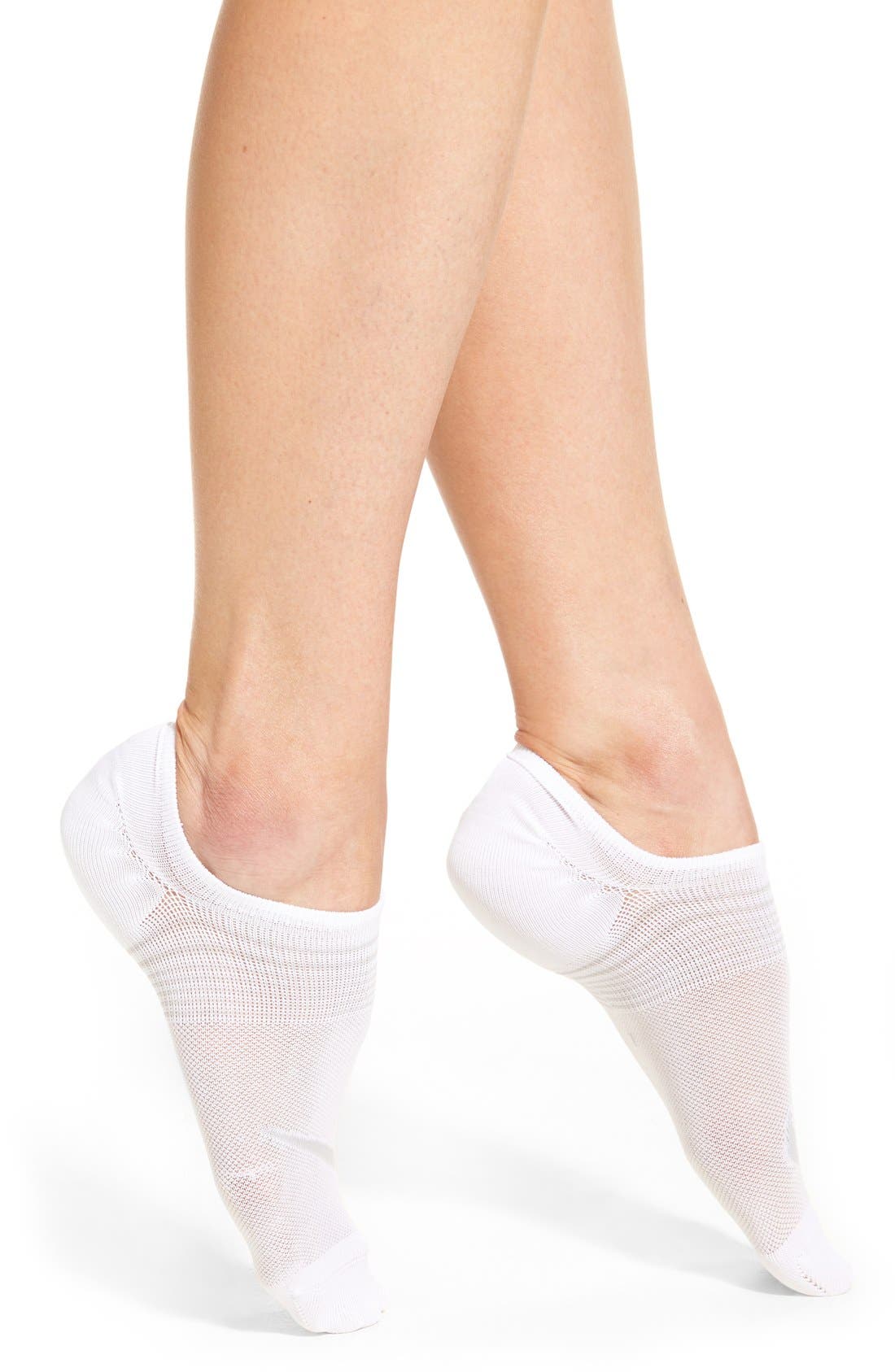 nike women's white no show socks
