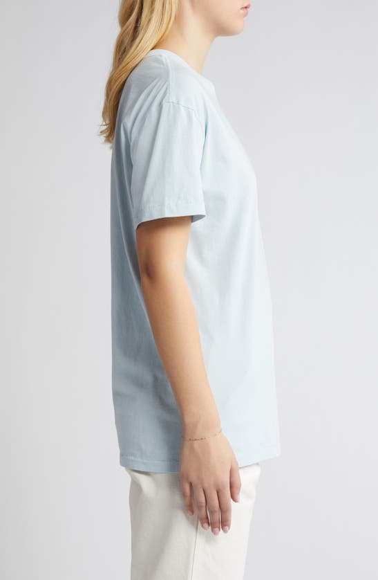 Shop Bp. Oversize Cotton T-shirt In Blue Omphalodes