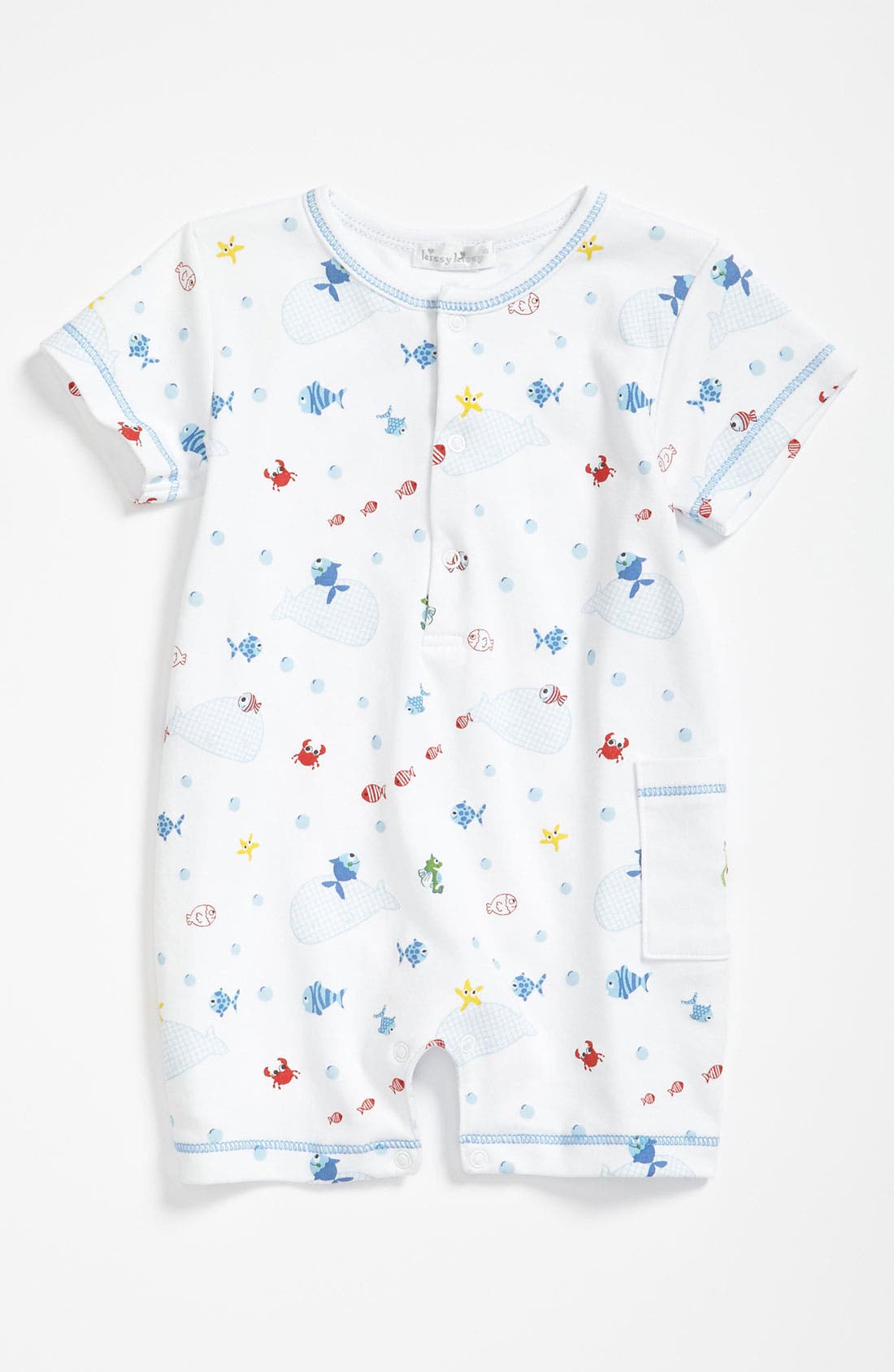 Kissy Kissy 'Ocean Amigos' Short Romper (Infant) Nordstrom