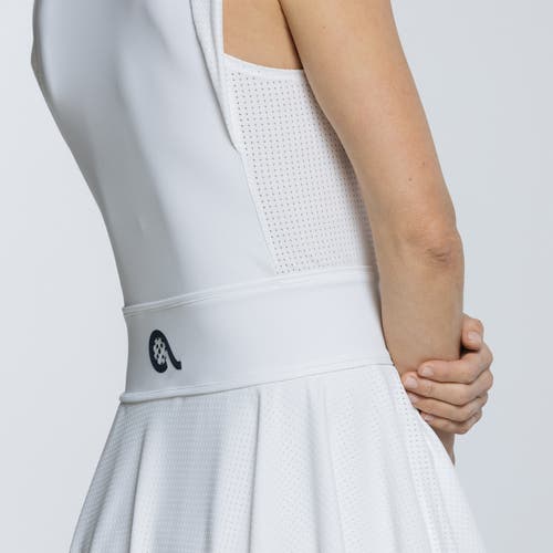 Avi Jen's Pickleball Dress In White Lotus