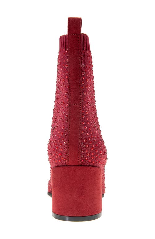 Reaction Kenneth Cole Renee Bejeweled Chelsea Boot In Brick