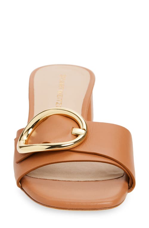 Shop Stuart Weitzman Benni 35 Slide Sandal In Tan