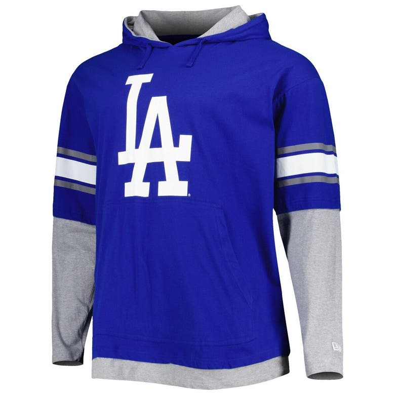 Los Angeles Dodgers Big & Tall Long Sleeve T-Shirt - Royal