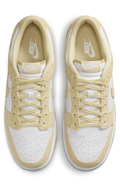 Shop Nike Dunk Low Se Basketball Sneaker In White/tm Gold/white