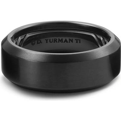 David Yurman Beveled Titanium Band
