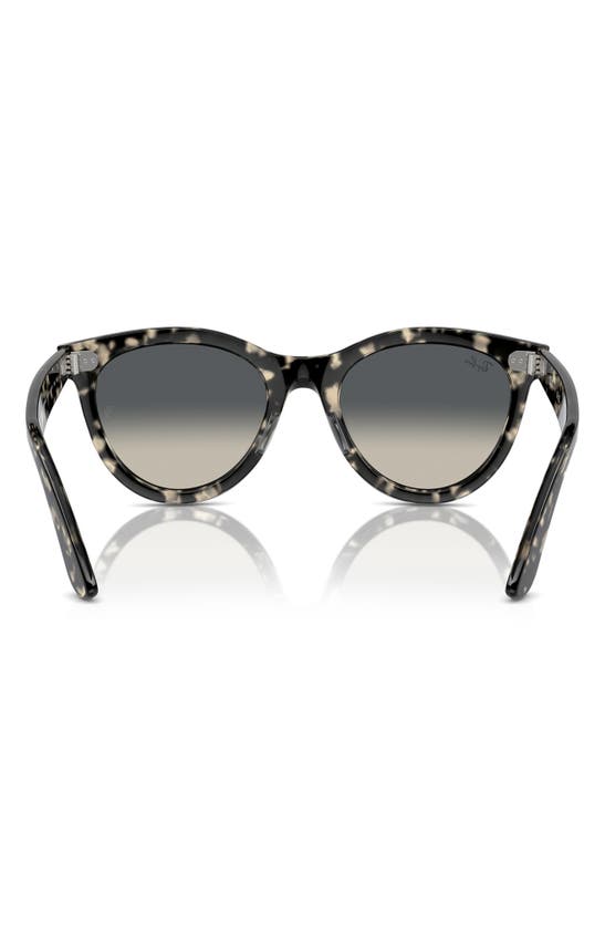 Shop Ray Ban Ray-ban Wayfarer Way 54mm Gradient Oval Sunglasses In Gunmetal Tort