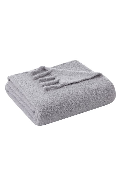 Vcny Home Nora Chenille Throw Blanket In Grey
