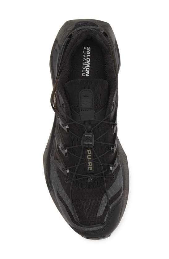 Shop Salomon Xt Pu.re Advanced Sneaker In Black Phantom